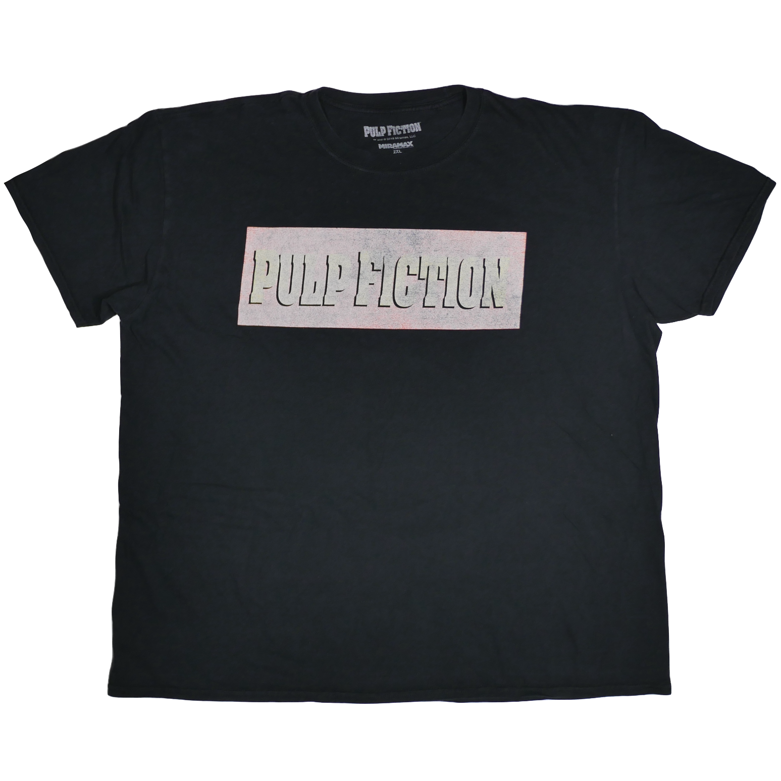 USED【2XL】Movie PULP FICTION Box Logo Tee / ©2019 | Jubilee Vintage