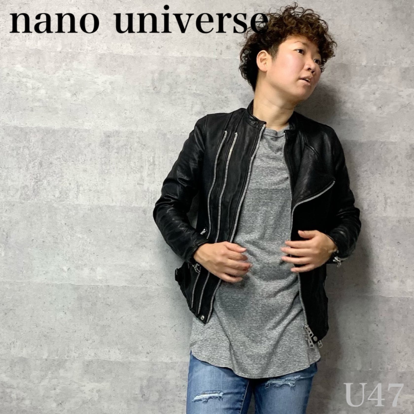 NANO UNIVERSE TOKYO革ジャケット ナノユニバース　新品未使用革ジャン