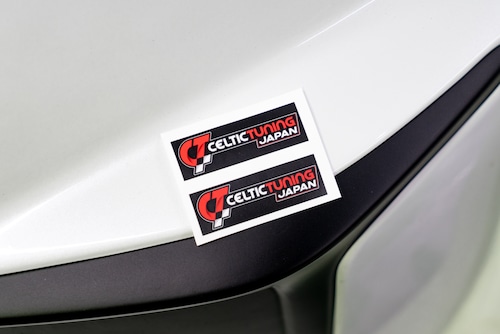 CELTIC TUNING JAPAN BOXステッカー (小：60x20mm) 2枚セット 商品画像 2
