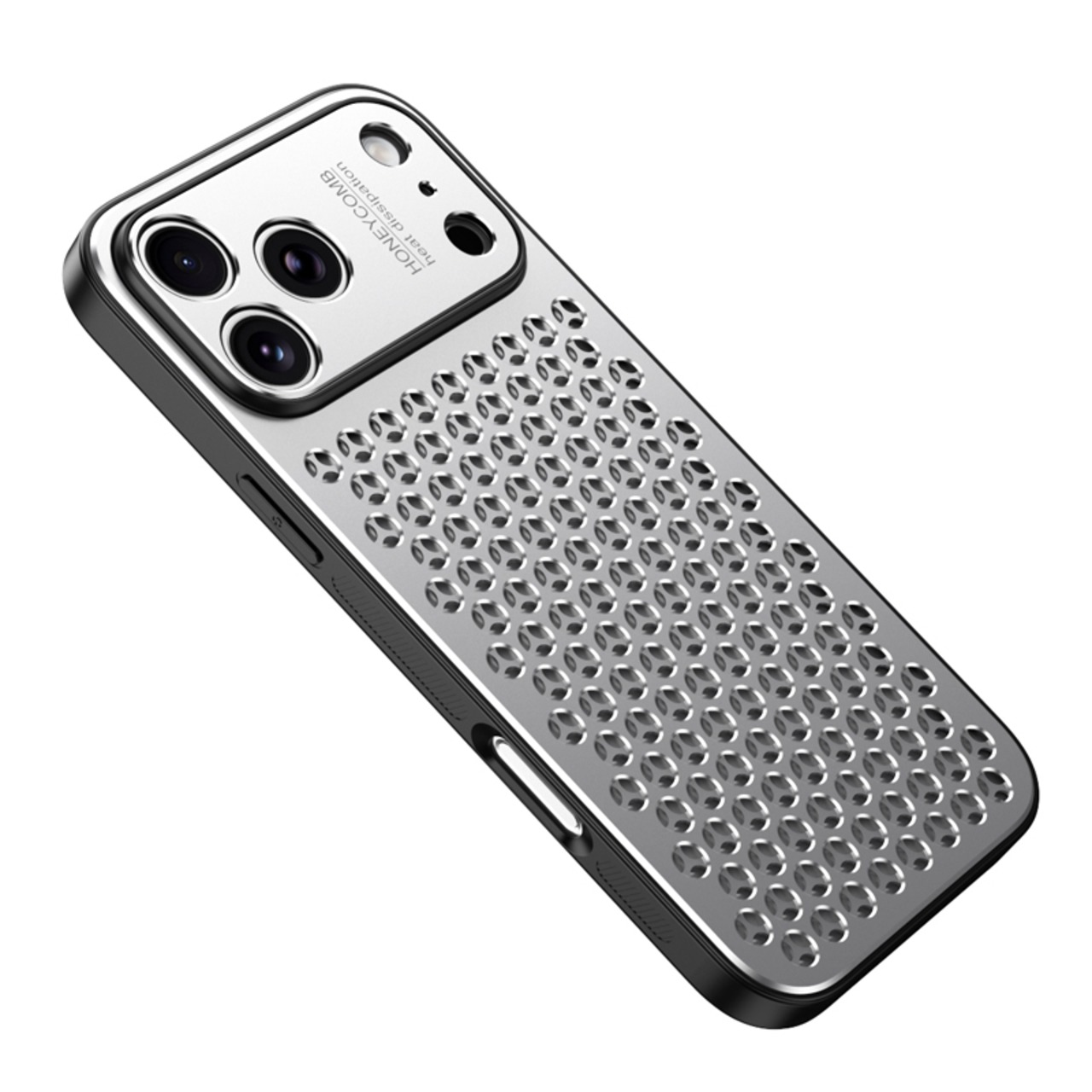 ◆iPhone 18Pro/18Pro Max/17/16/15/14/13/Pro/Pro Max/Plus◆ Aluminum Mesh × Silicone Frame Case / アルミニウム メッシュ × シリコン フレーム ケース
