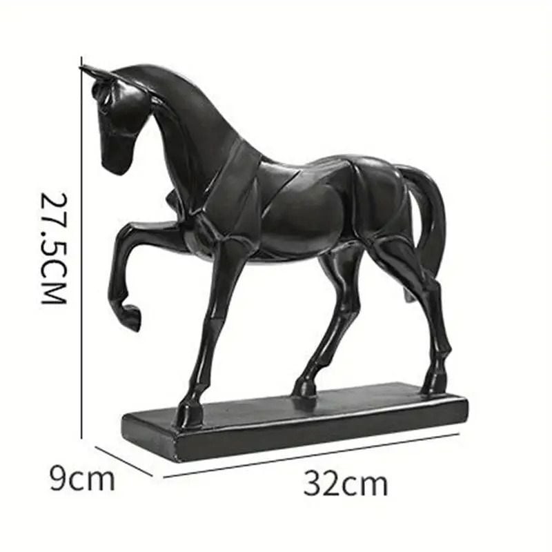 置物 ホース ブラック オブジェ 馬 お洒落 シンプル モダン かっこいい