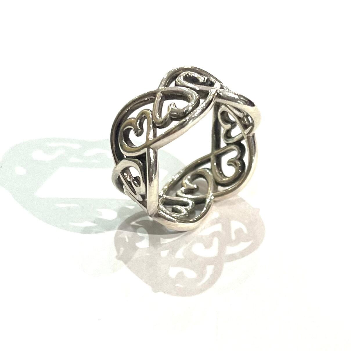 TIFFANY&CO】2088名品パロマ・ピカソ ラビングハート リング／16.5-17