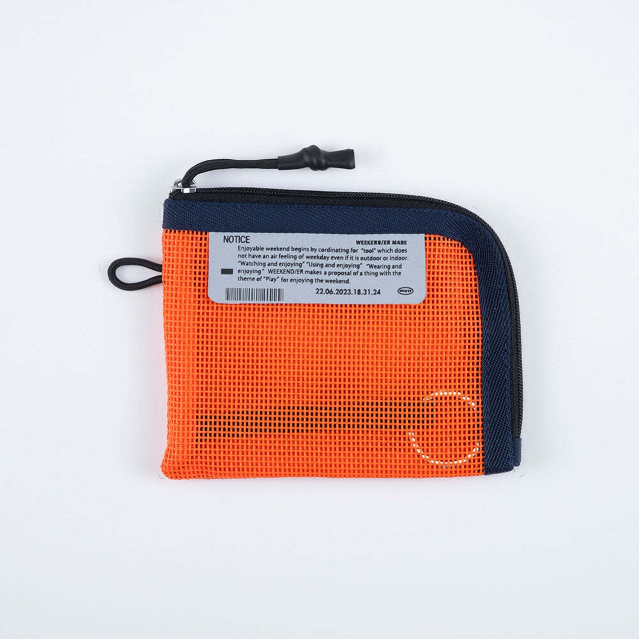 [WEEKENDER] PVC MESH MULTI CASE/ORANGE/マルチケース/財布
