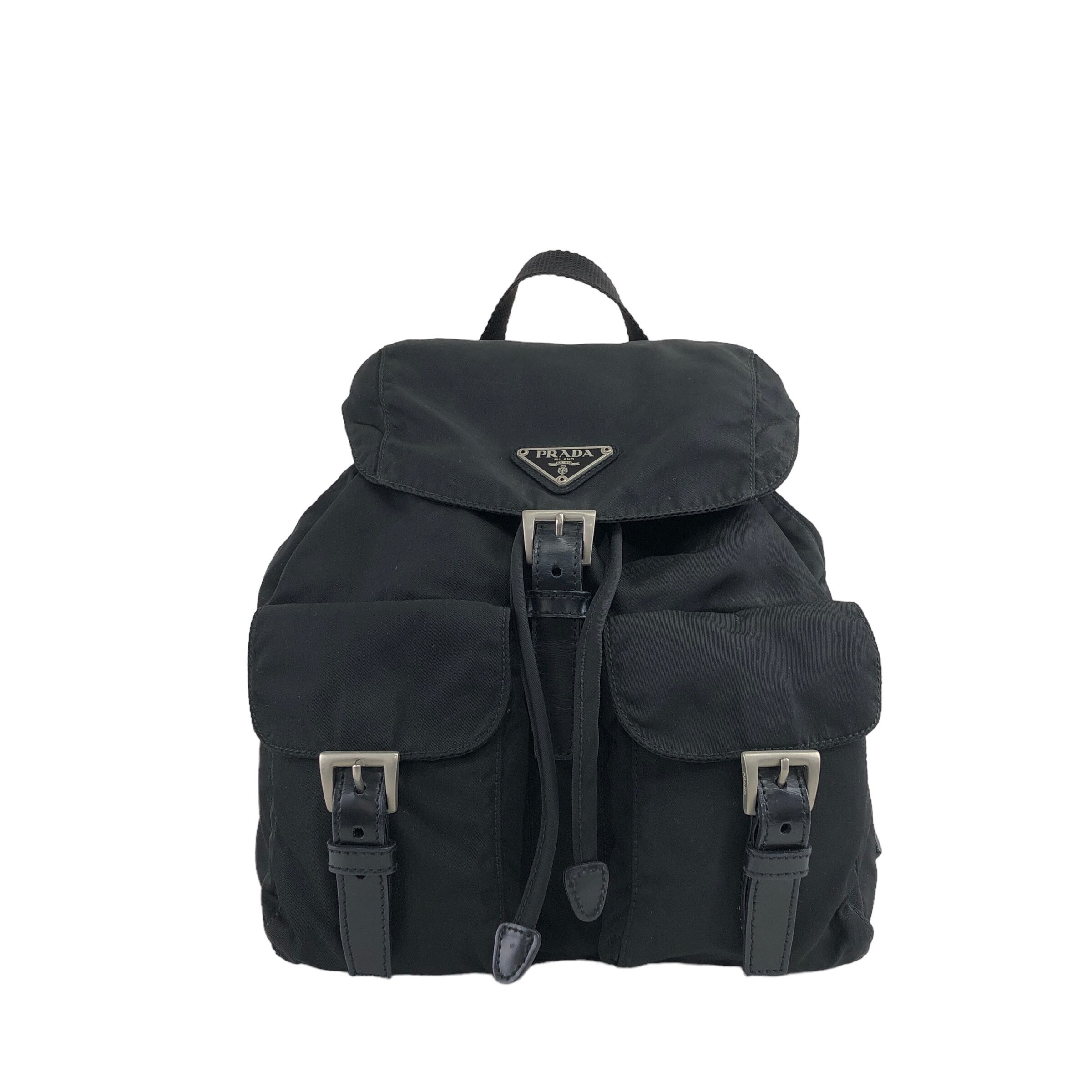 PRADA プラダ バックパック ブラック トライアングルロゴ ナイロン