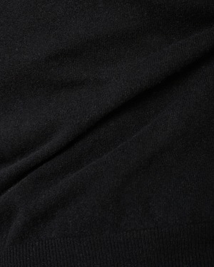 ssstein "EXTRA FINE WOOL KNIT CREW NECK LS〔BLACK〕"