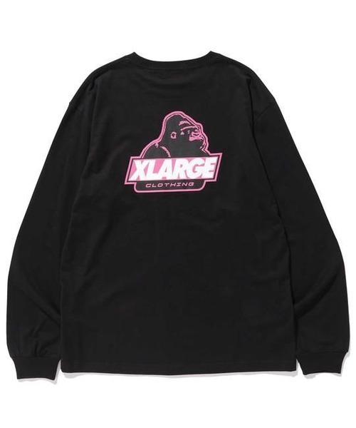 XLARGE (エクストララージ)  OLD OGロゴプリント ロングスリーブTシャツ BLACK (ブラック)