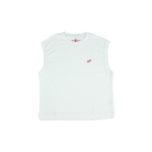 LOGO PATCH VEST RELAX WAFFLE [WHITE]