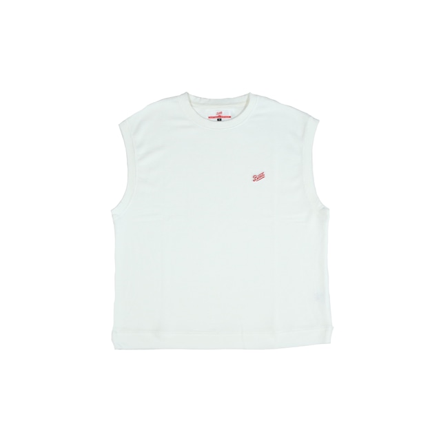 LOGO PATCH VEST RELAX WAFFLE [WHITE]