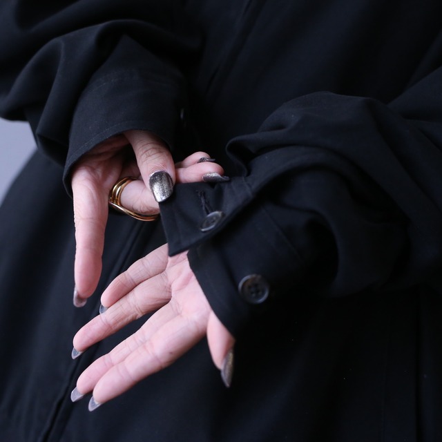 "Polo by Ralph Lauren" over silhouette drizzler jacket