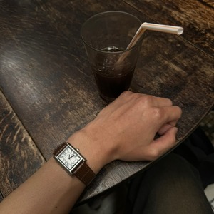 Velvet Leather Minimum Watch(2color)