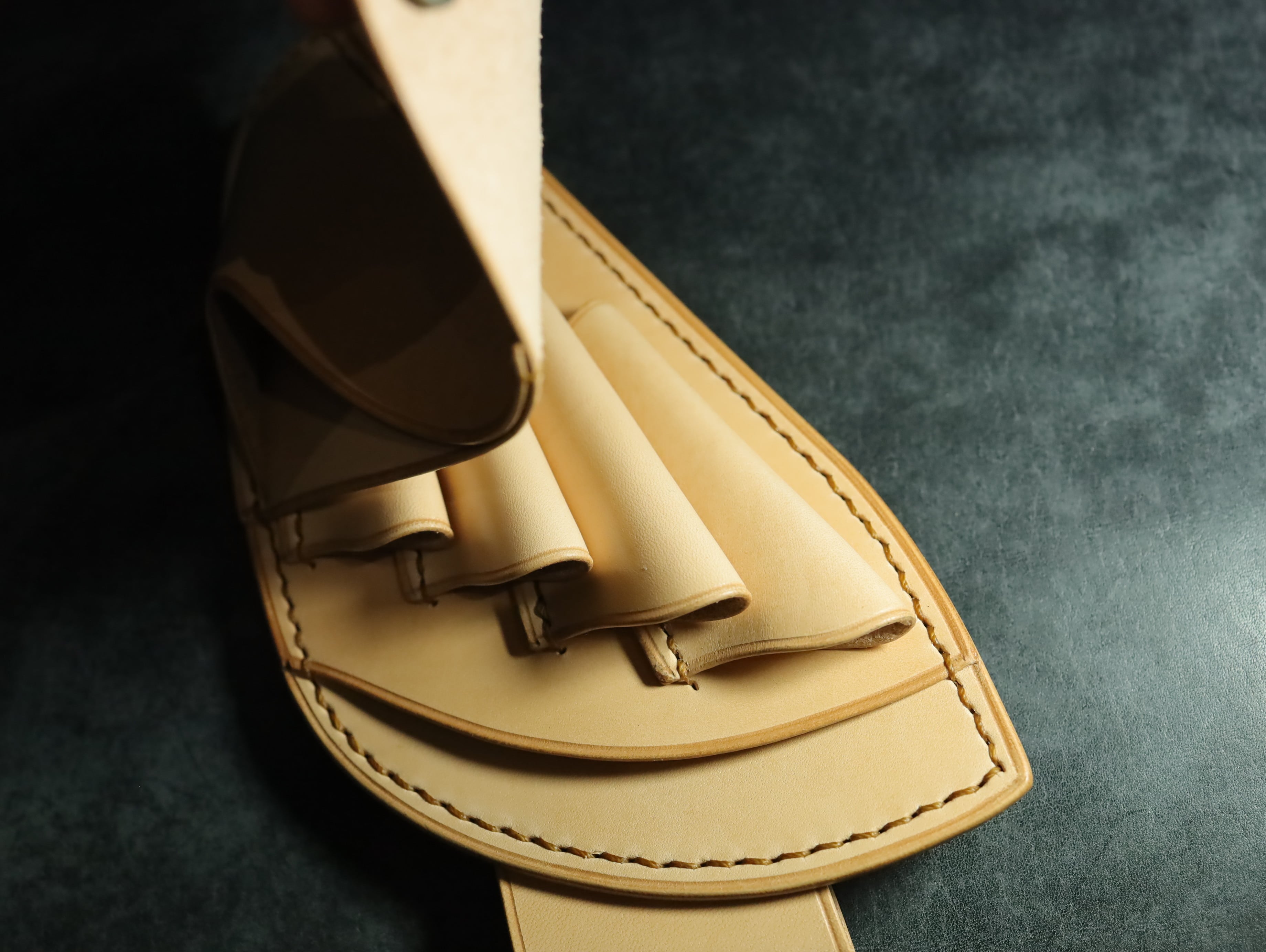 生成り】本革高級シザーケース | Haruleather