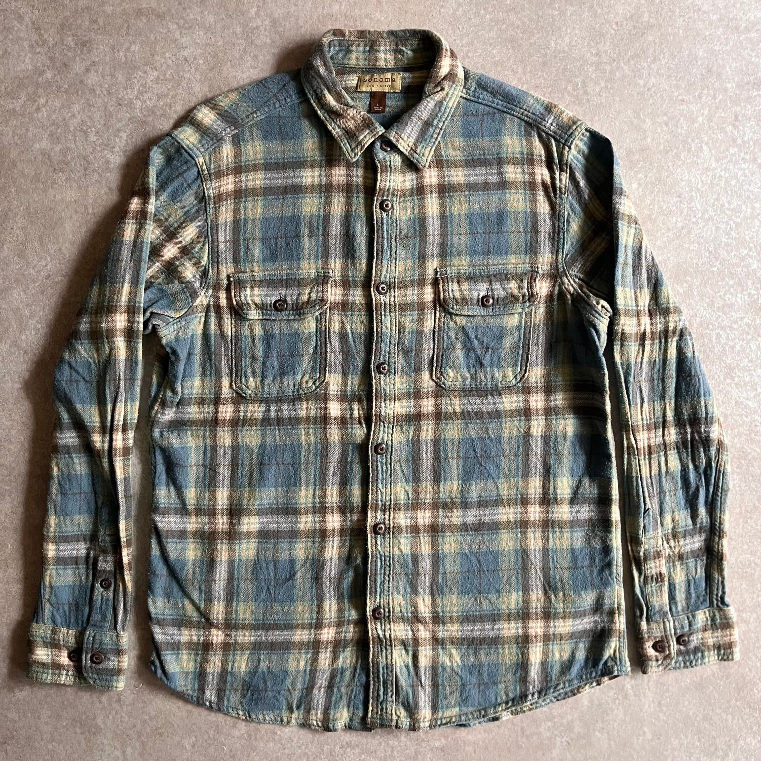 sonoma L/S Flannel Shirts L H725