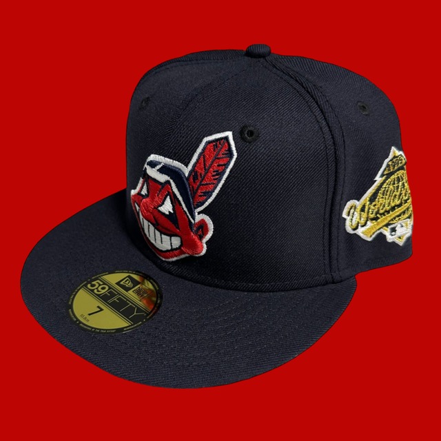 Cleveland Indians 1995 World Series New Era 59Fifty Fitted / Navy (Gray Brim)