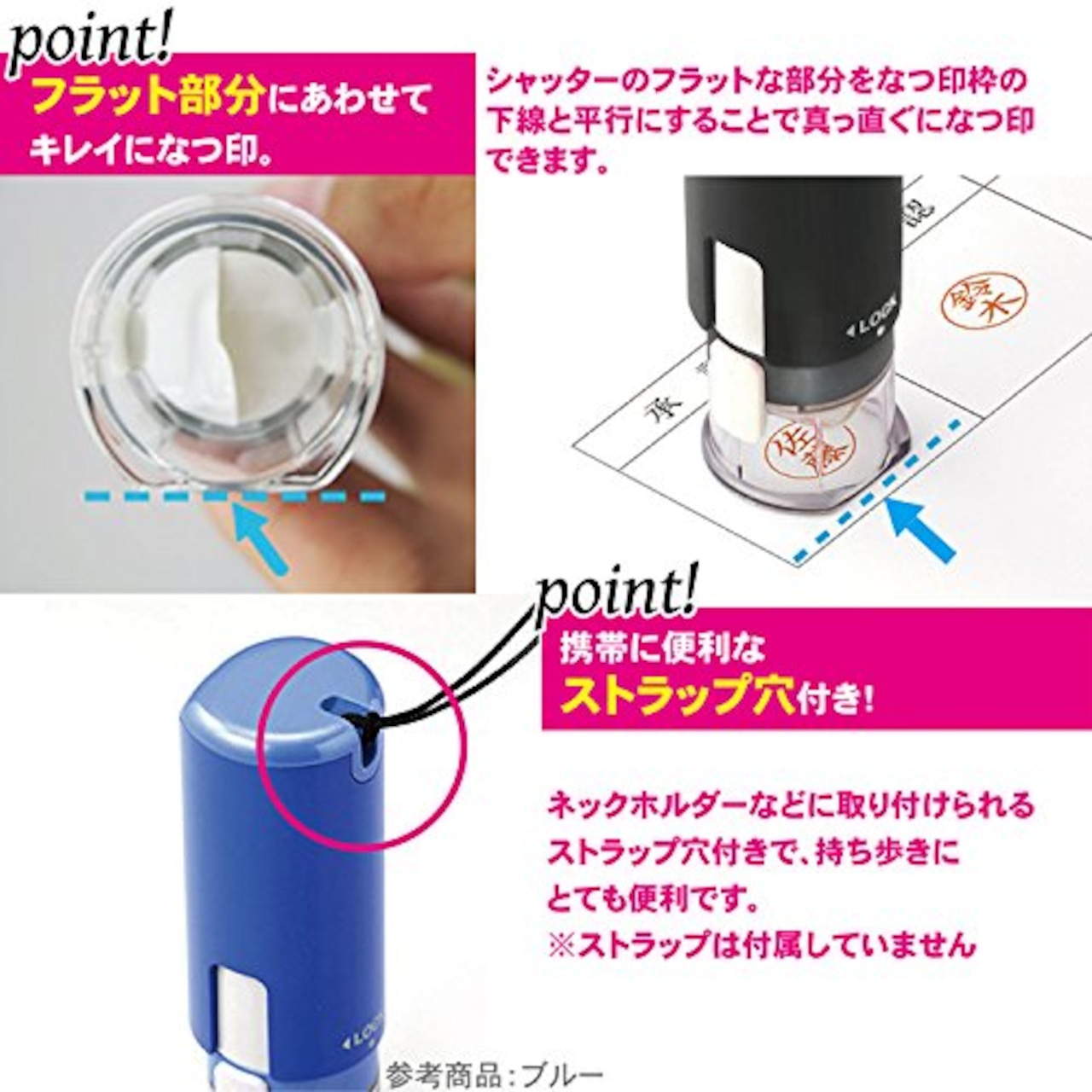 シャチハタ 印鑑 ハンコ キャップレス9N メールオーダー式 XL-CLN5/MO ブラック