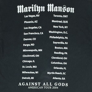 MARILYN MANSON 'LEST WE FORGET AMERICAN TOUR 00s' DELTA L 820