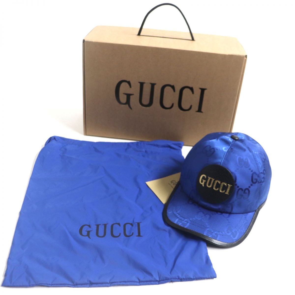 【未使用品級】グッチ GGナイロン レザー　Off The Grid キャップ GUCCI】Off The Grid ベースボールキャップ （新品未使用）