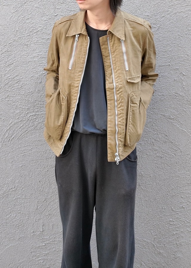 【albe】zip detail field jacket