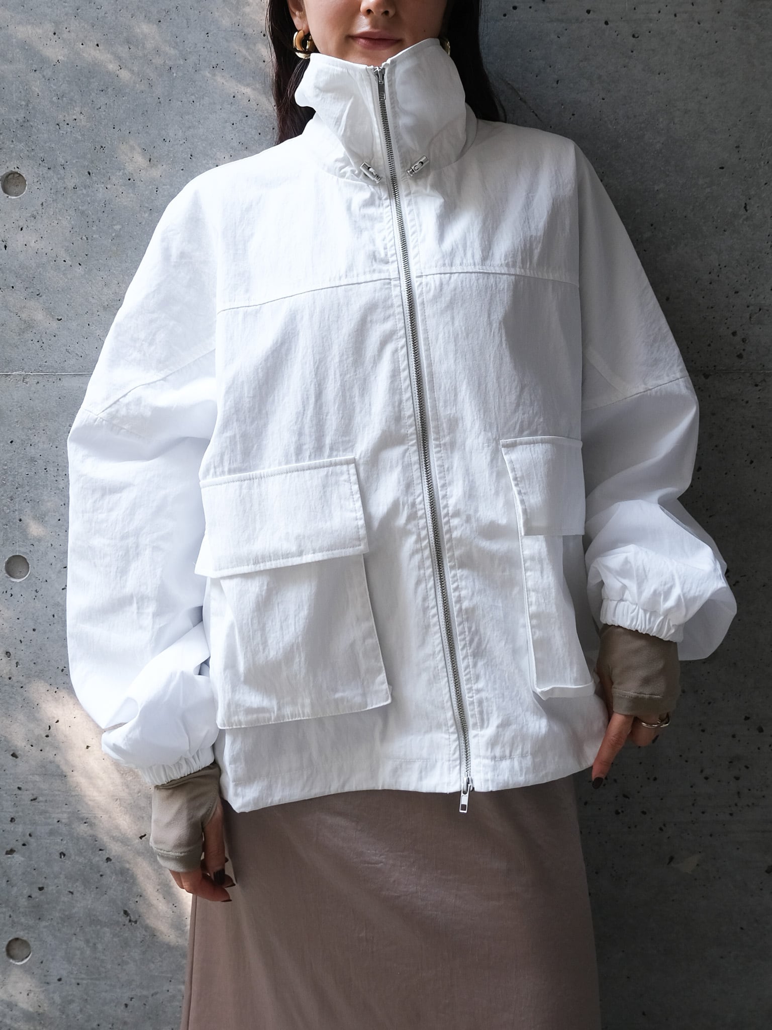 TWILL STAND COLLAR JK(ﾂｲﾙｽﾀﾝﾄﾞｶﾗｰｼﾞｬｹｯﾄ)【7533207】 | CIEL'AIR