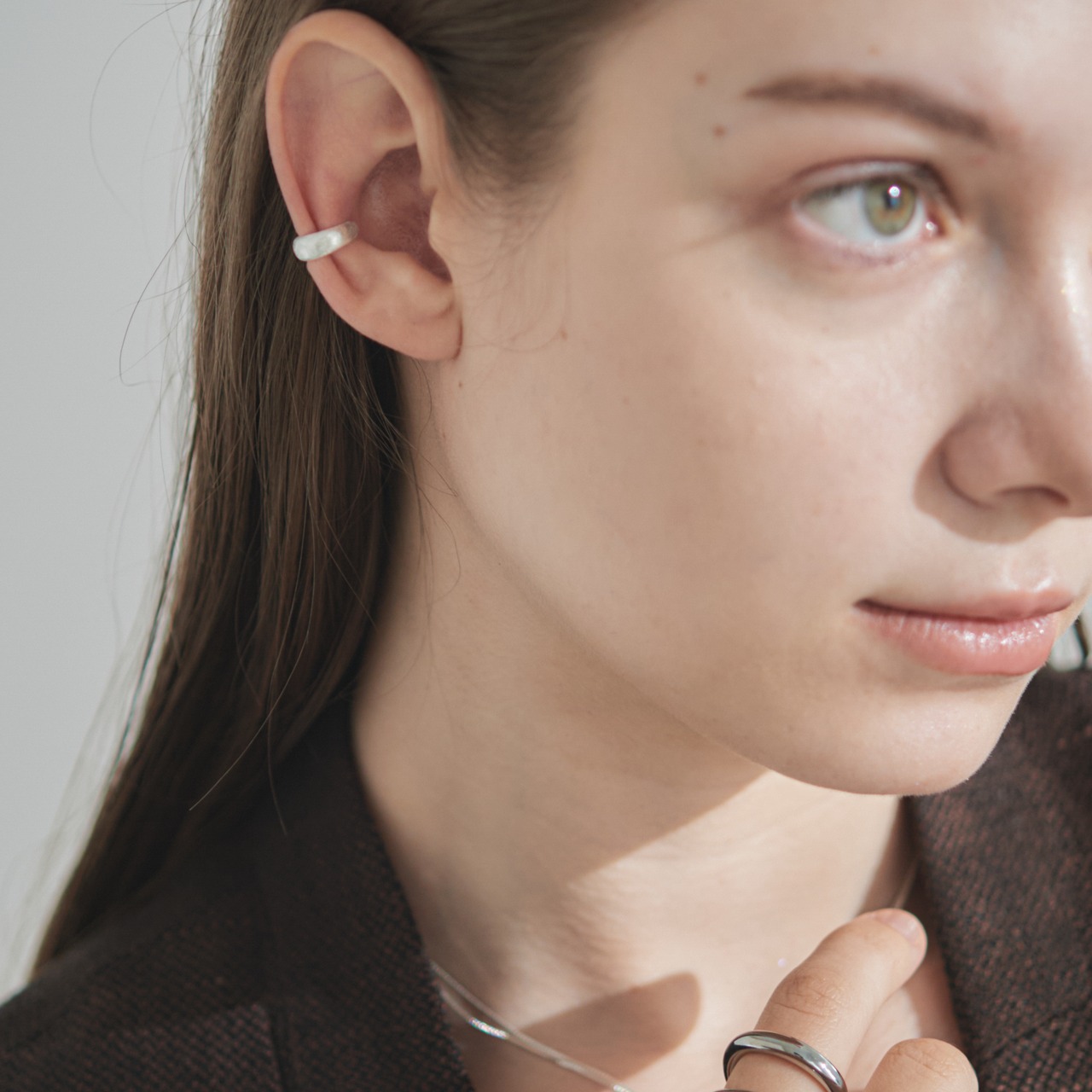 silver925 matt cuffs (片耳用)