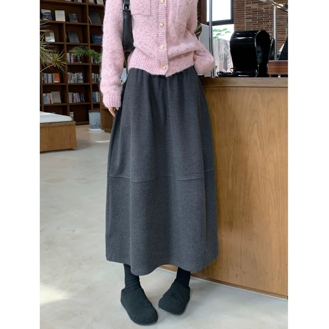 Panel cocoon skirt　B1176