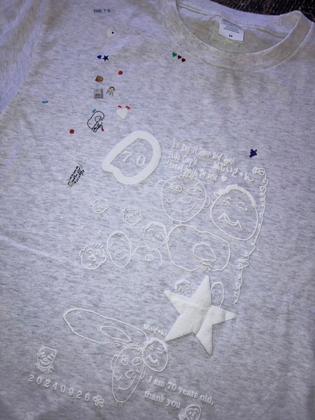 hisakanao 古希Tシャツ 半袖 light gray M | Void