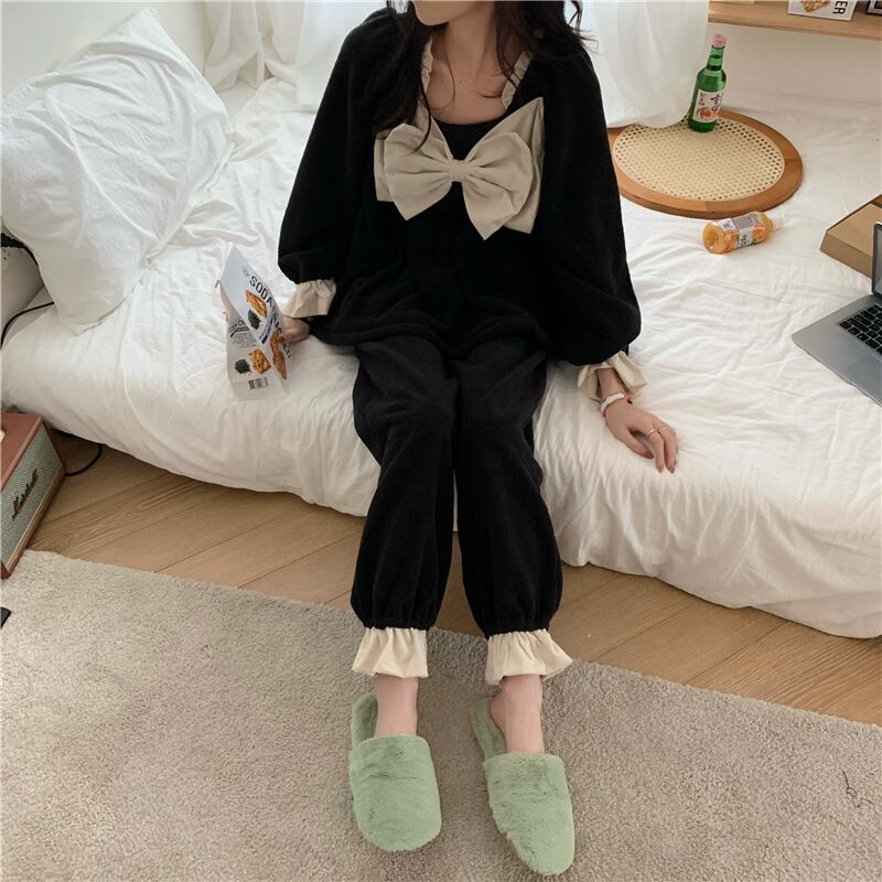 スタイルベルベットオータムウィンター リボン 秋物 冬物 萌量不足64878413797