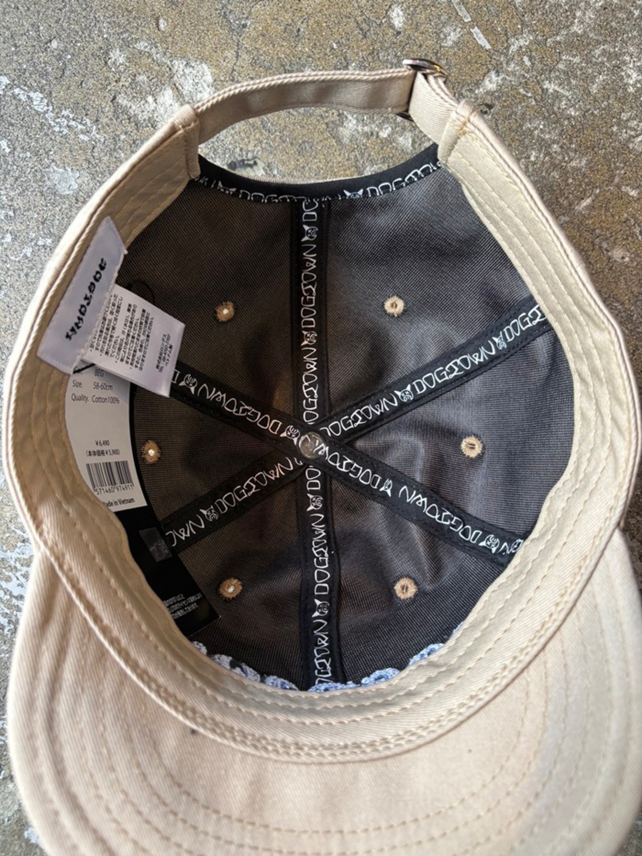 DOG TOWN / BALL CAP / ボールキャップ / DT-H-004 / BEIGE - 3