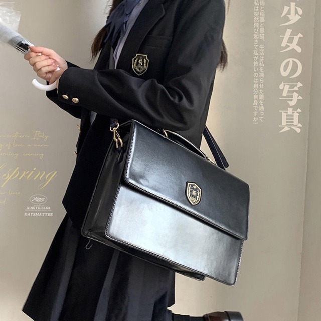 SEASONZ バッグ 通学 新入学 学生カバン PUレザー 普段使い 大容量サイズ ショルダーバッグ ハンドバッグ