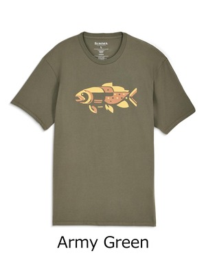 SIMMS ABSTRACT FRESH T-SHIRT