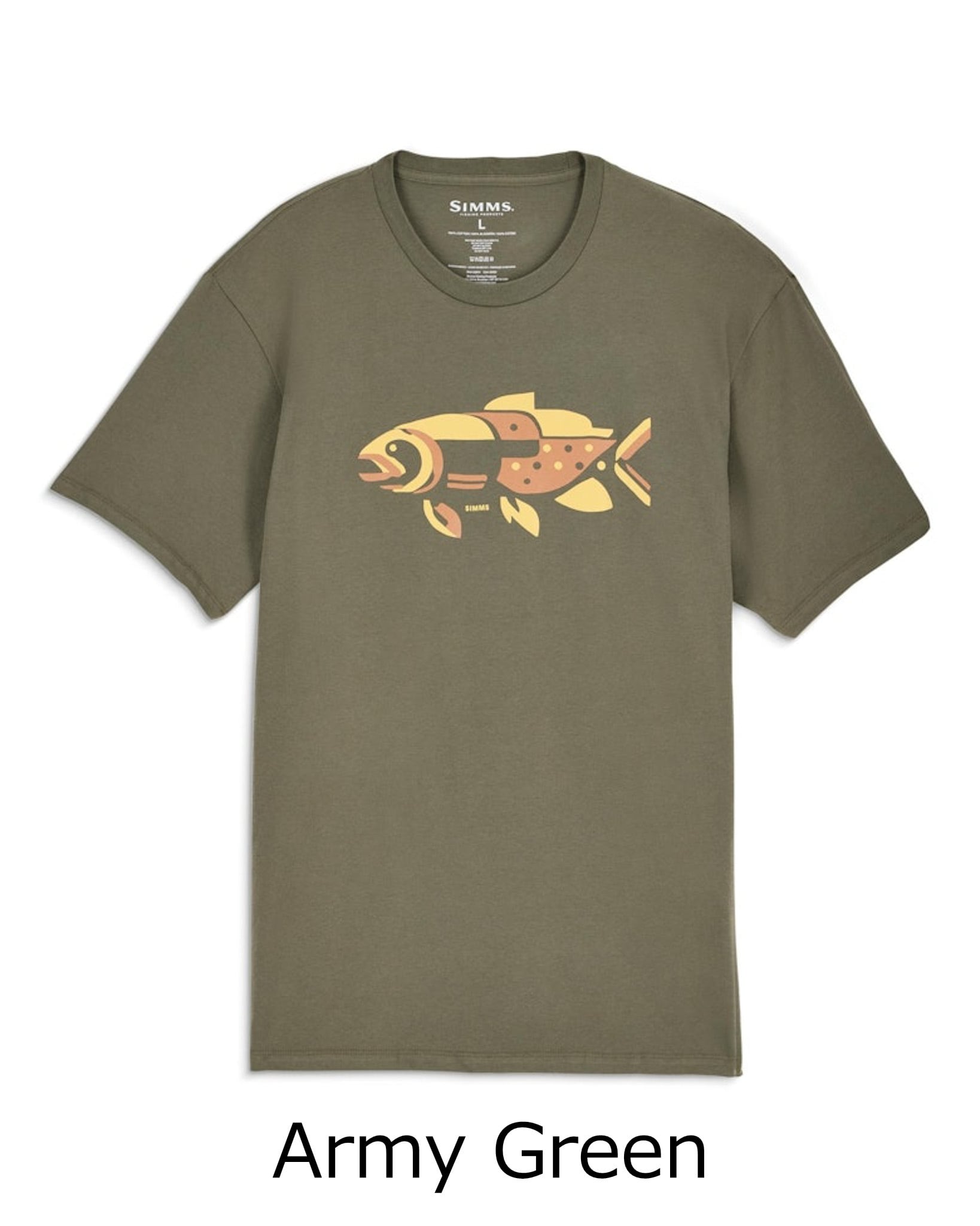 SIMMS ABSTRACT FRESH T-SHIRT