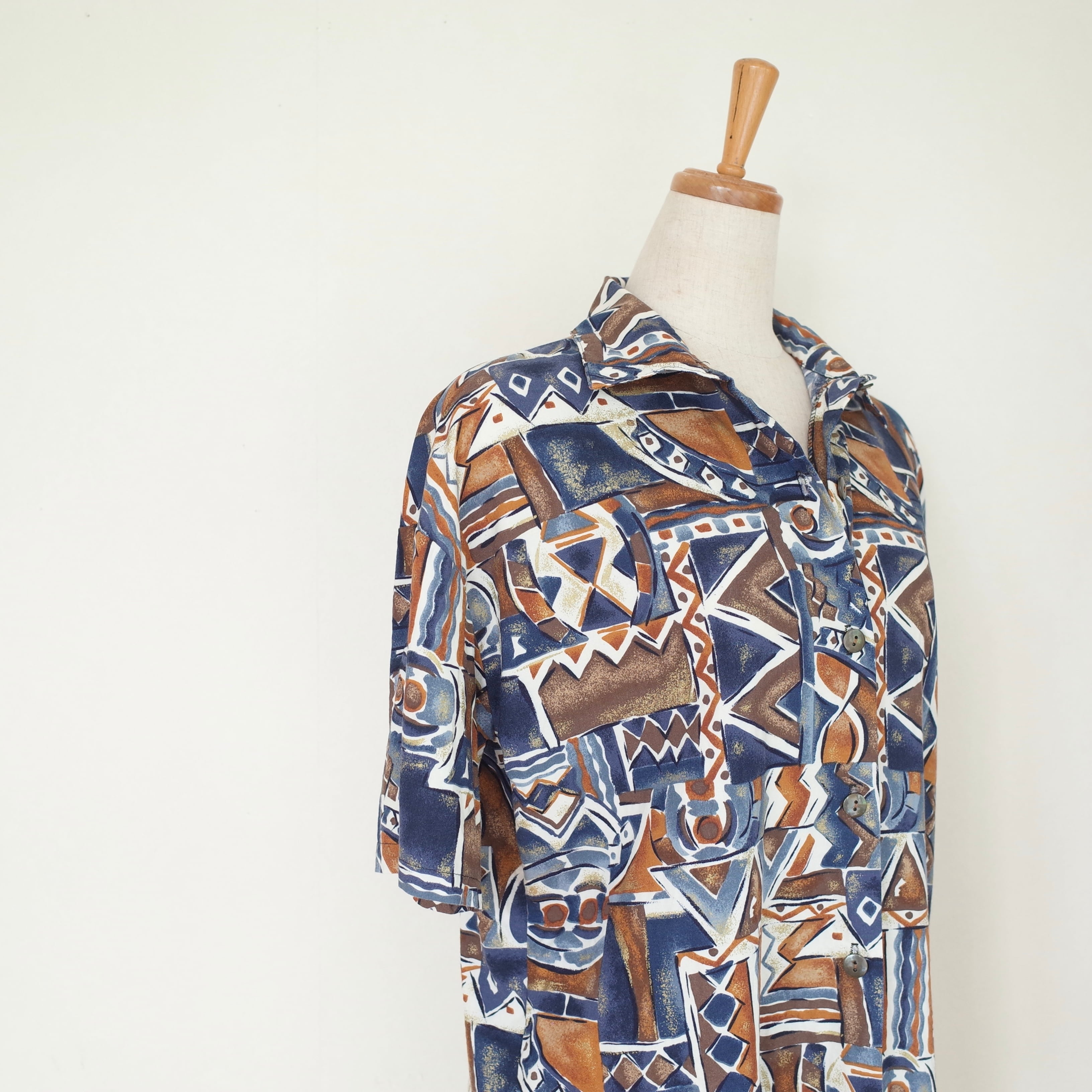 80-90s USA made print shirt