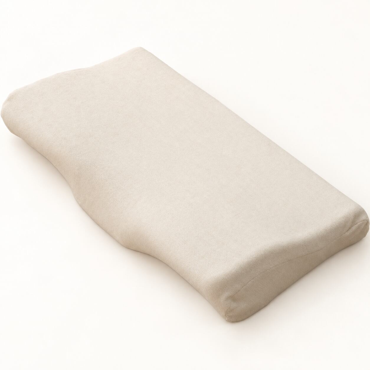 ラテックス枕 高反発 いびき防止枕 アイボリー 60×34cm 抗菌 防ダニ 通気性 安眠 肩こり 横向き寝
