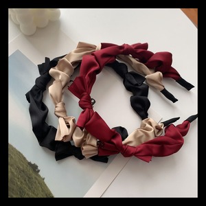 【お取り寄せ】ランダムリボン ガーリー カチューシャ 3色