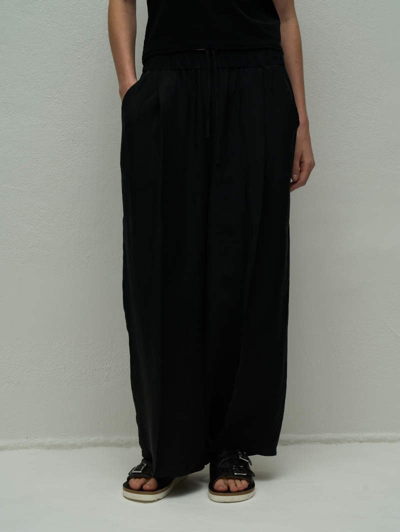 398. WYTE / ワイト cupra fibril easey trousers イージーパンツ (ブラック) (11-11360)