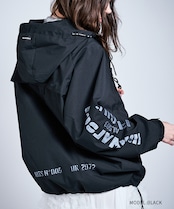 【直営限定ITEM】ペイント&スパンコールマウンテンパーカー (BLACK) CQ-47058H