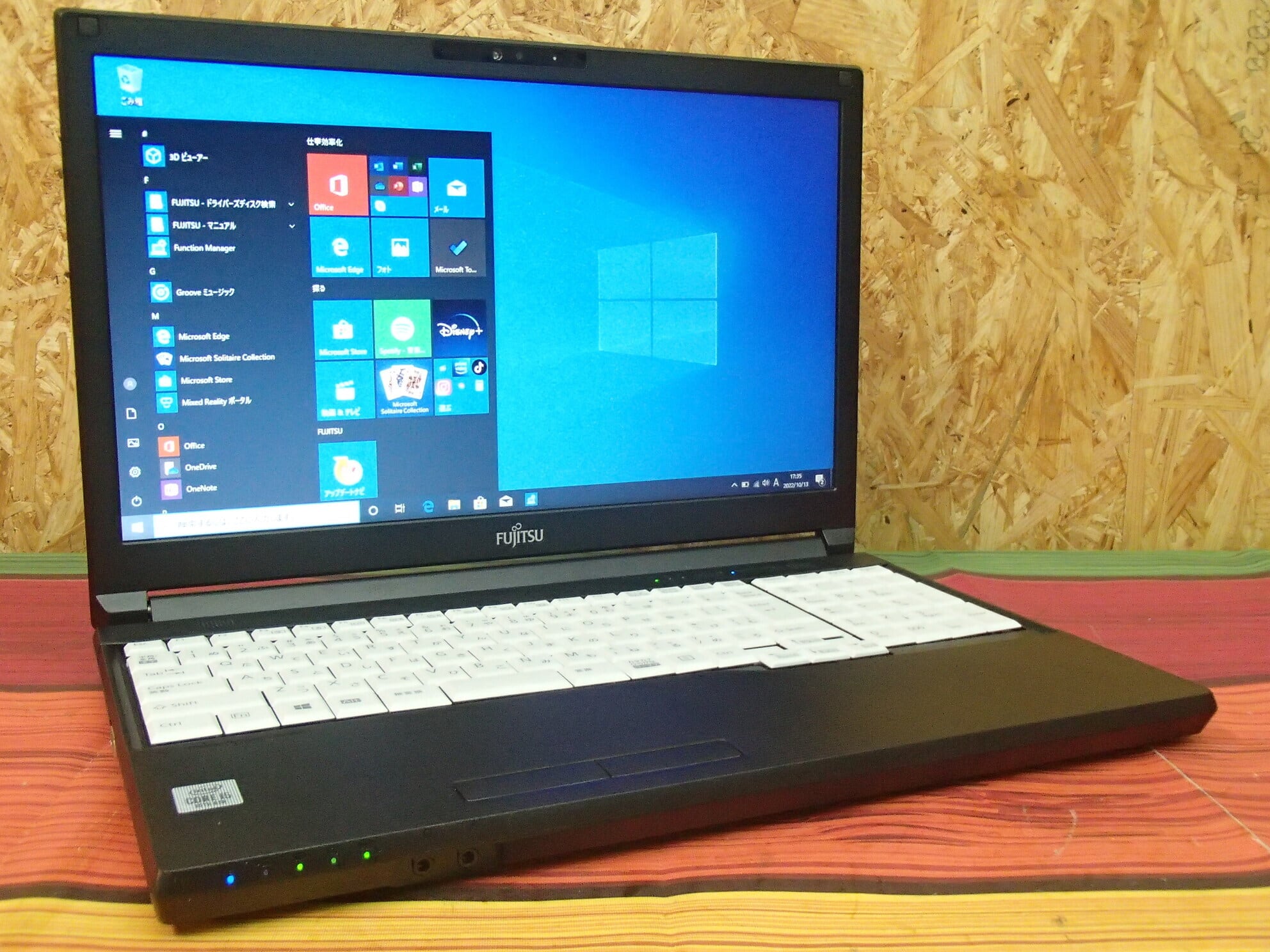 【Windows11】 【高年式ノート】 【インテル10世代CPU搭載】 富士通 FUJITSU LIFEBOOK A5510 第10世代 Core i5 10210U 8GB HDD320GB スーパーマルチ 64bit WPSOffice 15.6インチ HD カメラ テンキー 無線LAN パソコン ノートパソコン PC Notebook