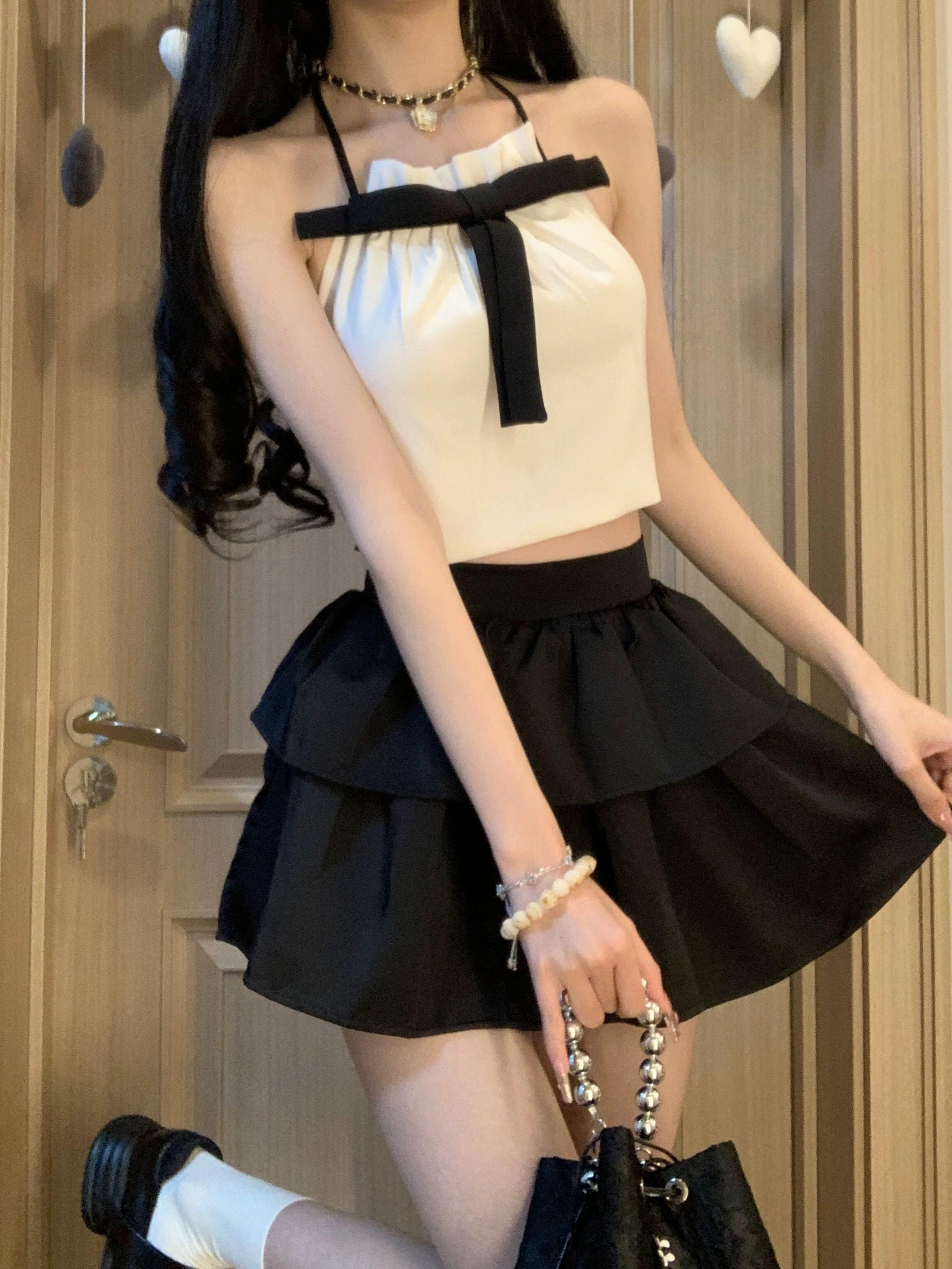 TRAVAS TOKYO ボンテージノースリーブジャケット ミニスカート TRAVAS