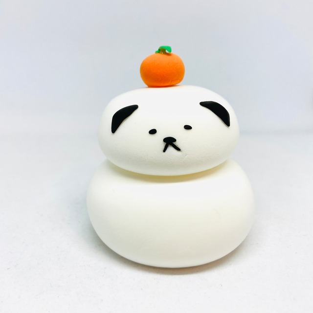 鏡餅パンダ / 紙粘土 / カトコト
