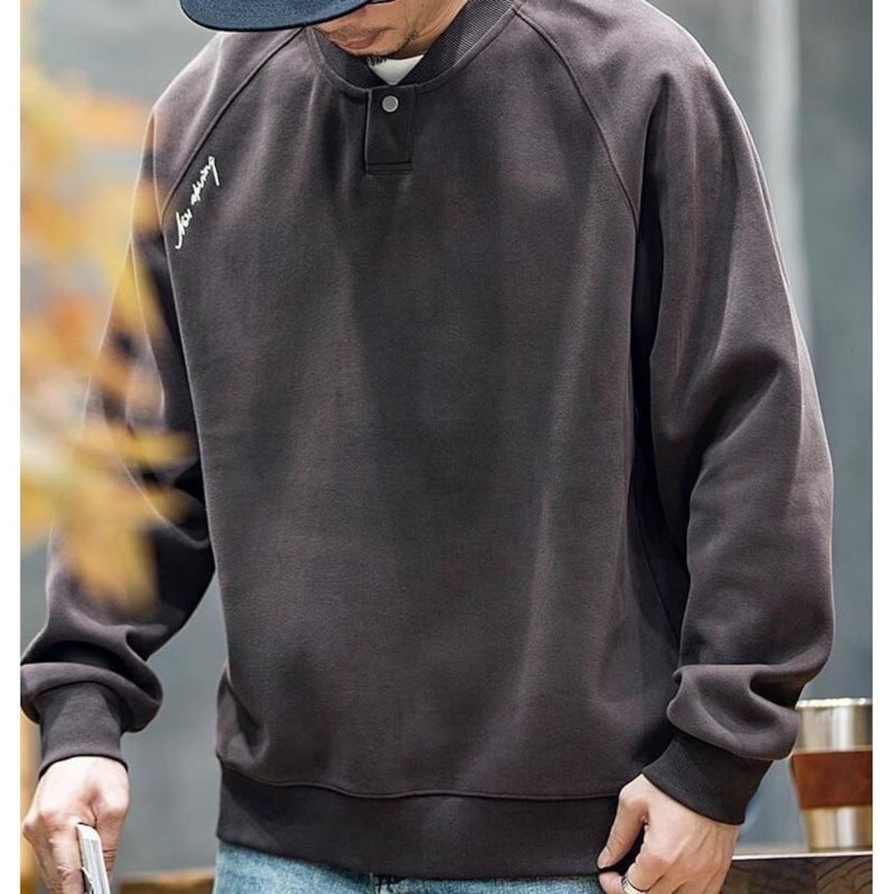 Side logo crew neck sweat 0026 - 8