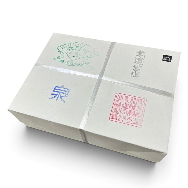 天義堂 書道 【半紙 泉 1000枚】 漢字 初心者・学生向け 機械漉き 厚口 練習用 半紙