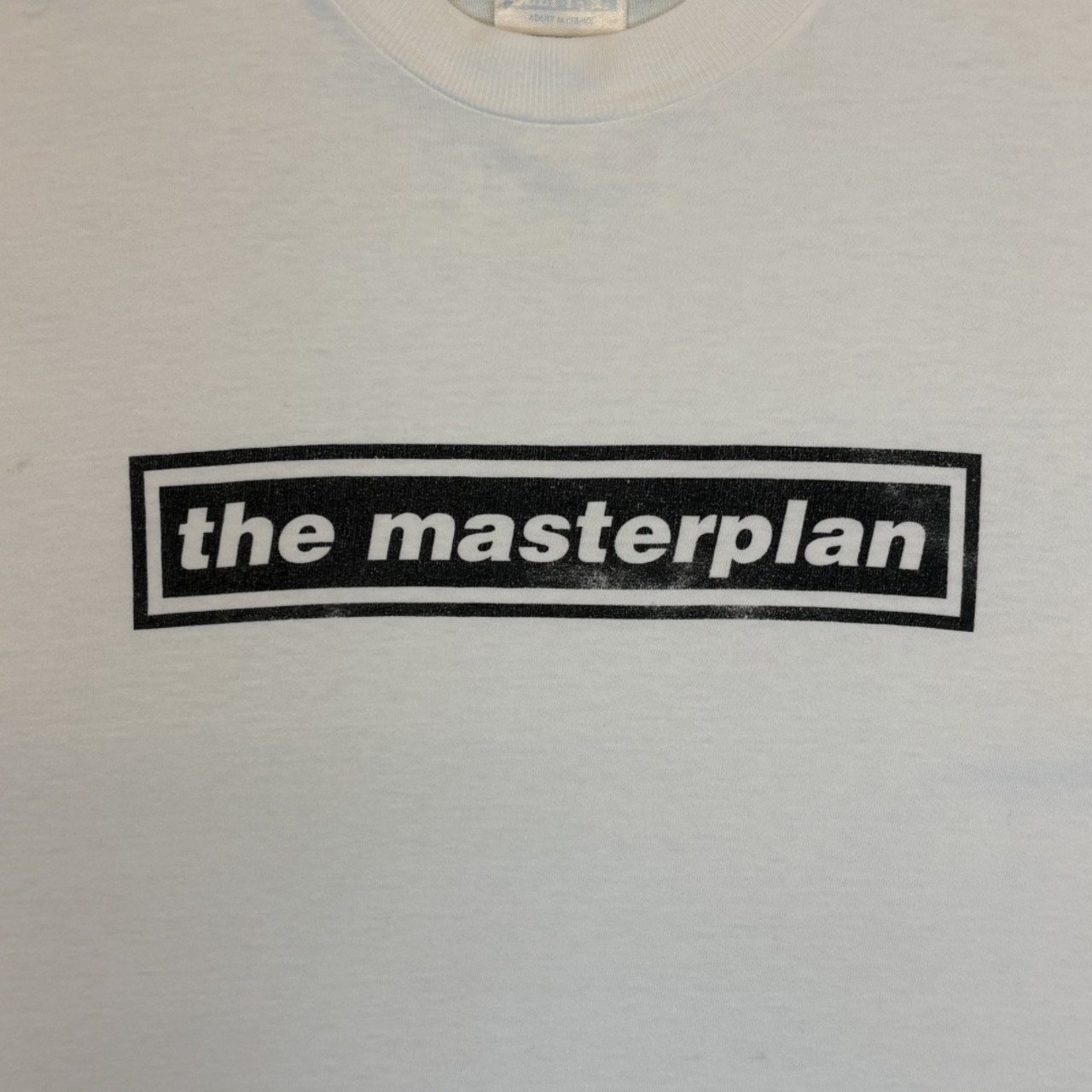 Oasis　 masterplan Tシャツ 非売品 90's OASIS THE MASTERPLAN NOT FOR SALE WHITE T-shirt MEDIUM