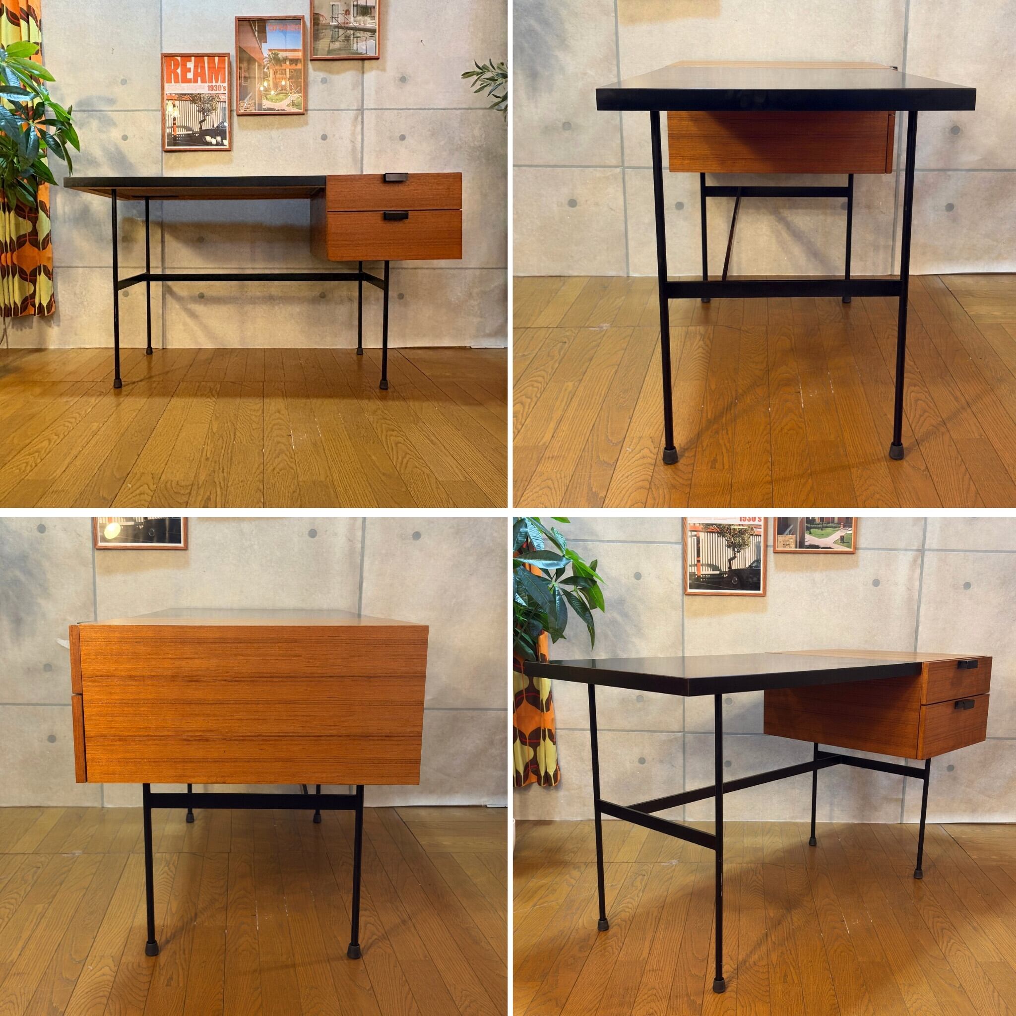 USED】METROCS Pierre Paulin F031 Desk Oak | ピエール・ポラン F031