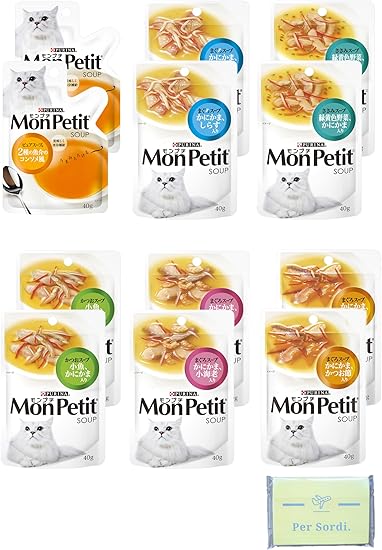 モンプチ スープ パウチ 猫用 6種類×2セット まぐろ・かつお・ささみ