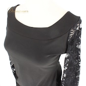 社交ダンス 衣装 スタンダード 上下セット ツーピース レッスンウェア パーティ衣装 ICHIOKU イチオク 黒 花柄 レース 長袖 フォーマル フォーマルウェア ワンピース 謝恩会 スカート 体型カバー おしゃれ おすすめ 可愛い パーティー ドレス ステージ衣装 クロスバック 伸縮性あり レディース スタイルアップ 高級感 着こなし 繊細なデザイン ブラック系