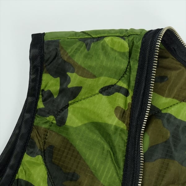 Size【M】 TENDERLOIN テンダーロイン LINING VEST CAMO ベスト 緑