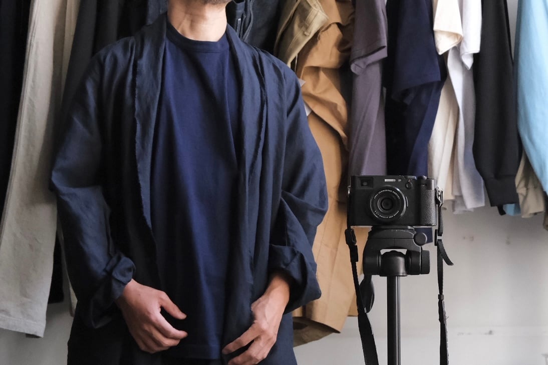 MITTAN 大麻羽織 高密度 藍(濃) サイズ3 大麻羽織 高密度(草木染) 藍×胡桃 / MITTAN通販 ミッタン