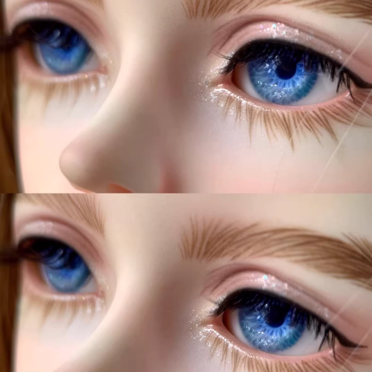 アートドール　クリスタリチェ 受注製作】【BJD 石膏アイ】3/4/6分 リアル風 ドールアイ 手彫り