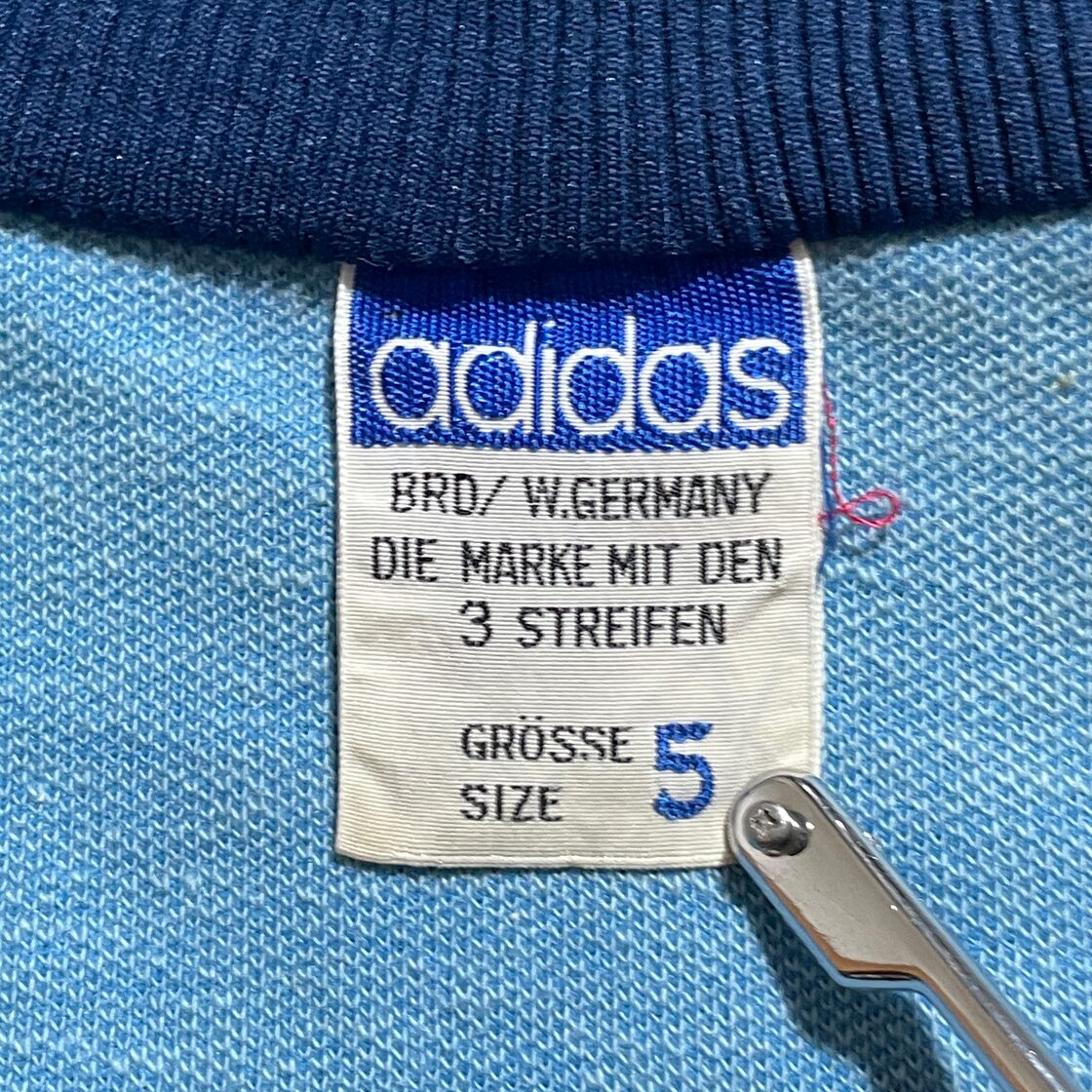70s 水色 西ドイツ didas トラックジャケット 5号 | Pay ID
