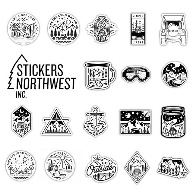 STICKERS NORTHWEST[ステッカーズ ノースウエスト] PRINTED STICKERS [LSTK]  プリントステッカー・ステッカー・ MEN'S/LADY'S[STANDARD]