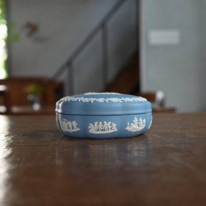 WEDG WOOD Accessory Case/ ウエッジウッド アクセサリーケース〈 トリンケットボックス・小物入れ・ピルケース・収納・アンティーク・ヴィンテージ 〉114227